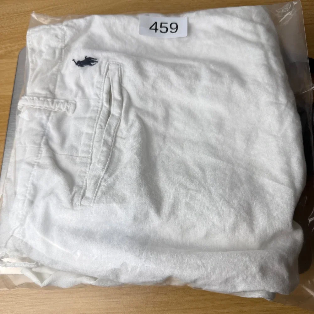 Polo Ralph Lauren Mens Linen Blend Shorts 36 Classic Fit Old Money Yacht Club
